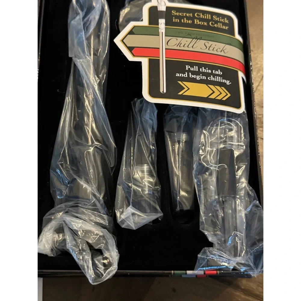 Vineyard Supply Co Professional Wine Opener Set‎ Air Pump Foil Cutter Aerator